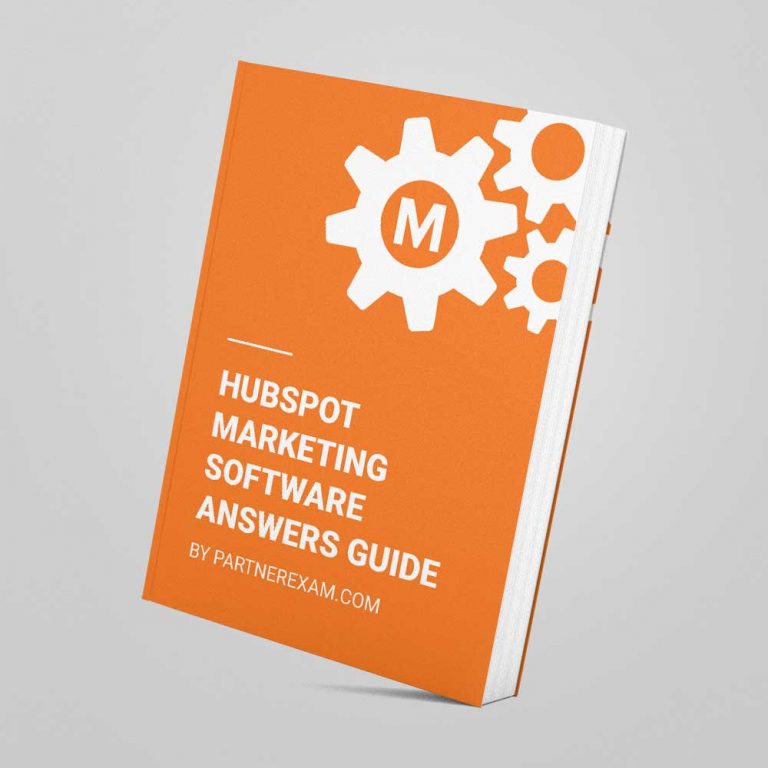 HubSpot Marketing Software Certification Answers Guide · PartnerExam